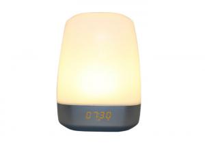 Dimmable Wake Up Touch Light Alarm Clock Bedside With 5 Natural Sounds