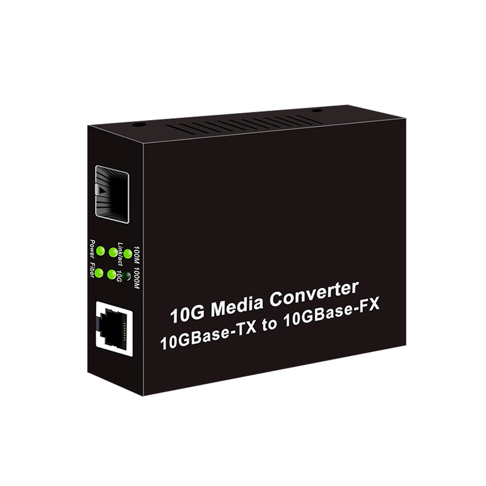  NUFIBER SFP+ To RJ45 Port 10Gbps Media Converter Ethernet To Fiber Manufactures
