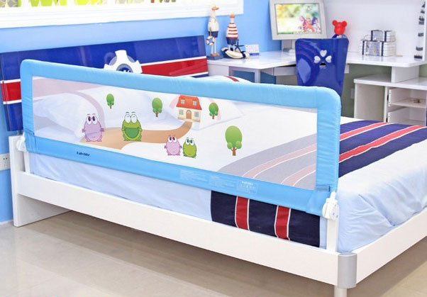 Collapsible Kids Bed Guard Rail Adjustable Bed Rail for Toddler