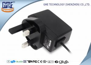 5V 2000mA 3 UK Prong AC To DC Power Adapter , Medical Power Adapter Different Sizes Manufactures
