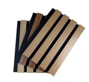  Wall Ceiling Decorative Acoustic Slat Wood Wall Panels Sound Absorb Board Manufactures