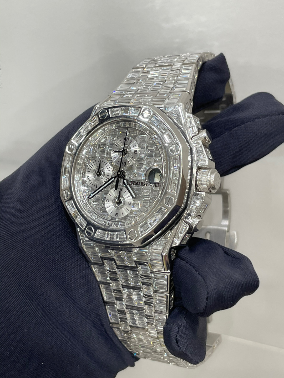  Moissanite Diamond Iced Out Mechanical Man Watch Wholesale famous brand watches Manufactures
