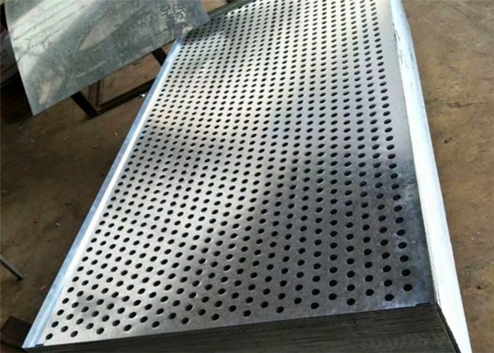 China 0.8mm Hole Decorative Perforated Aluminum Sheet For Liquid Filtration on sale