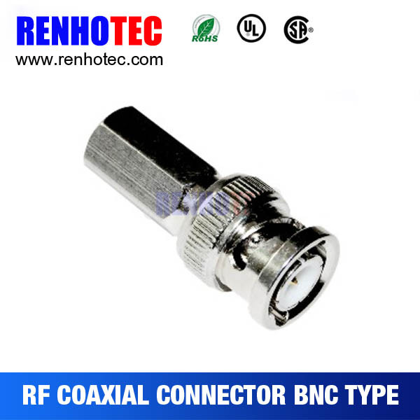 Quality Straight Twist-on Male BNC Connectors for sale