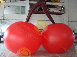  customized Inflatable helium fruit product balloon, including 4m Watermelon / cherry / apple for sales promotion Manufactures