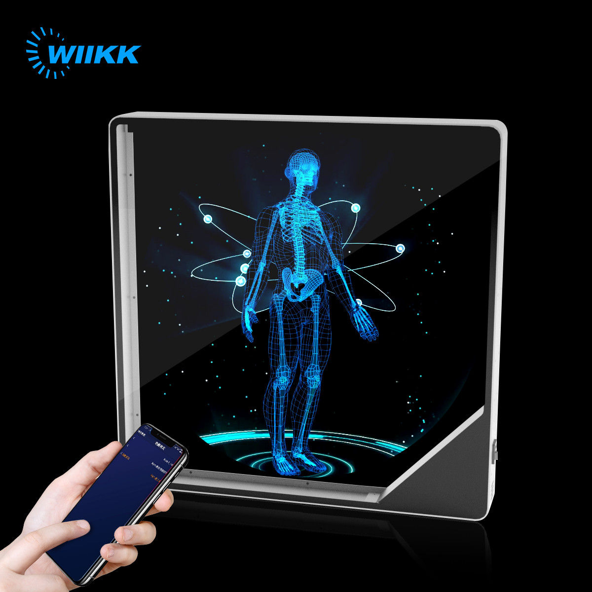  Advertising 3D Hologram Display 65CM PC ABS Aluminium Material With Cloud Function Manufactures