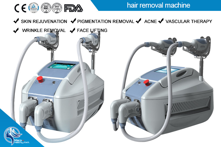  Painfree Multi Function Ipl Laser Equipment , Portable Ipl Hair Removal Machine 2500w Power Manufactures