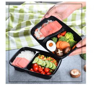 Microwavable Take Out Pp Disposable Plastic Food Containers With Lid