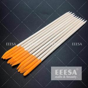  Customized Orange Wood Sticks A Grade Asian Birch Wood Orange Cuticle Stick Manufactures