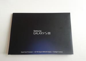  Fashion Samsung Visible Advertisment Gift Card, Video Magazine Card Board Packaging for Promotion Manufactures