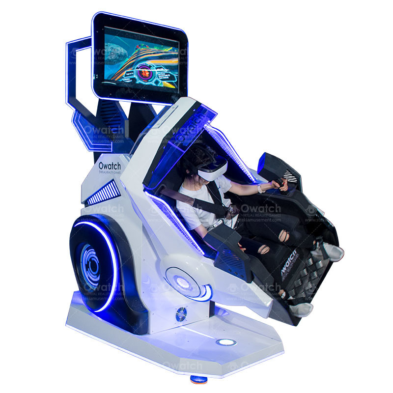  Extreme Racing Experience Roller Coaster Motion VR Chair 360 VR Simulator for Amusement Park Manufactures