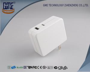  White Multi Functional 30w Usb Charger Adapter With Qc And Type - C , Quick Charging Manufactures