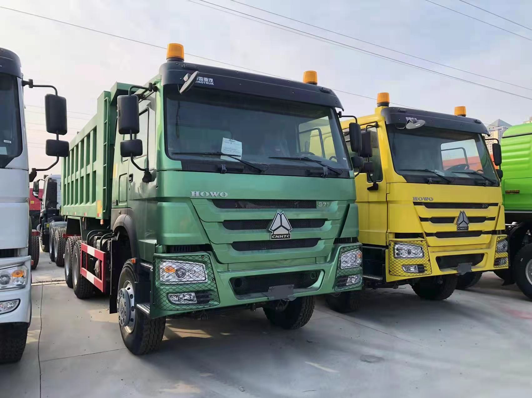 China Tipper Truck 6x4 SINOTRUK 10 Wheels HOWO ZZ3257N3647A 30 Tons 16 - 18 CBM on sale