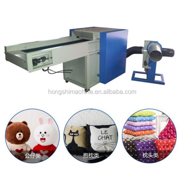 fiber opening and pillow filling machine