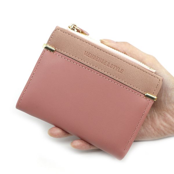 Wallet Short Ladies Zipper Wallet Simple And Generous Coin Purse Women's Wallet Document Clutch Bag
