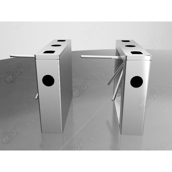 Security Tripod Turnstile Gate Access Control AC220V With RFID Card Reader