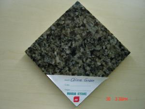  China Green Granite Kitchen Floor Tiles / Decorative Wall Tiles Polished Honed Manufactures