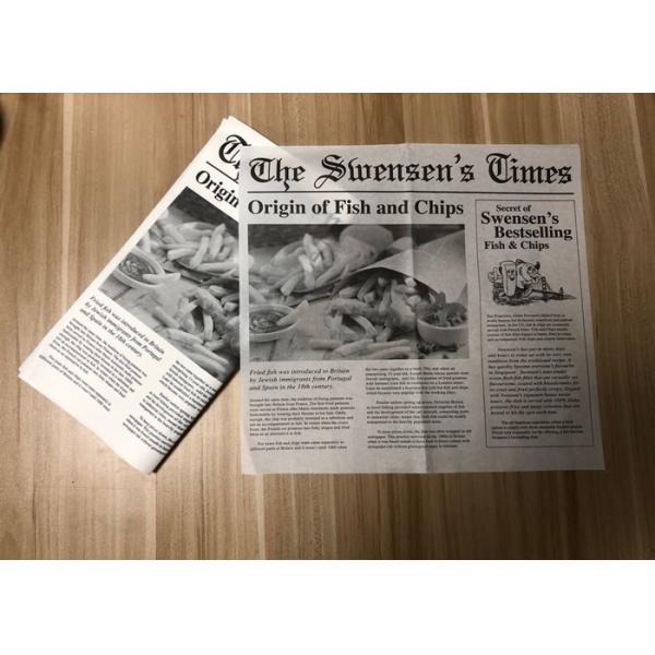 Food packing/mat paper with artistic printing