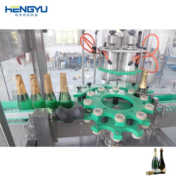 Automatic Rolling Cap Sealing Machine for Glass Bottles - Olive Oil, Sparkling Water, Wine