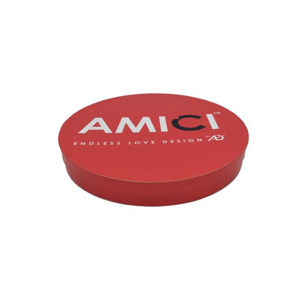Artificial Small Chocolate Boxes Packaging Round Shape CE Certification