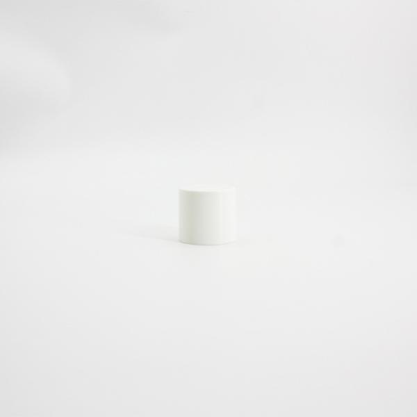 Cylinder 24mm White Flip Top Lid For Cosmetic Package