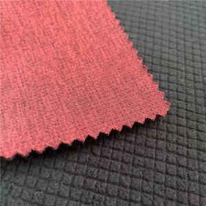  100 Polyester Jersey Bonded Fabric 75D 350gsm 150cm Waterproof Windproof Manufactures