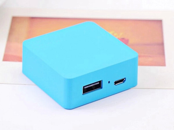 Square Mini PVC power Bank  2500mAh Lithium Polymer Battery Portable Power Bank for Iphone/Galaxy Phones