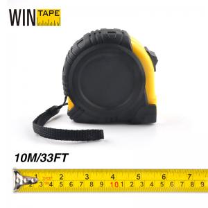 China 33ft 10m X 1 Inch Metric And Imperial Tape Measure Metal With Tempered Steel End Hook on sale