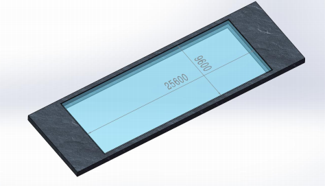 Prefab Swimming Pool Filter System for Clear Water and Low Maintenance in Acrylic Pool