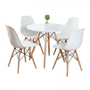  Modern Art Design Dining room Furniture Simple Metal Dining Table Set Chair and Table Wooden Dining Set Manufactures