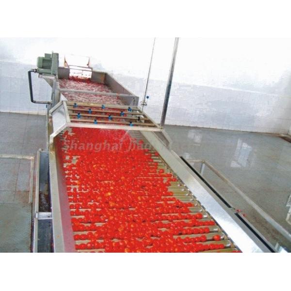 Fresh Tomato Paste Processing Line , High Productivity Tomato Paste Processing Machine