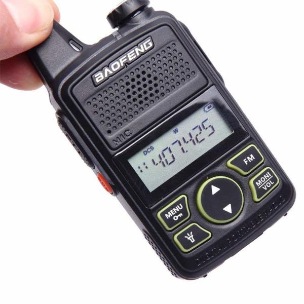 BF-T1 USB Rechargeable Mini Handheld Walkie Talkie 55x21x108mm Dimensions