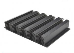  6063 Alloy Extruded Aluminium Heatsink Surface Black Temper T3 - T8 Manufactures