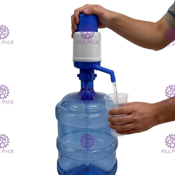 PC Plastic Hand Press Water Bottle Pump Dispenser