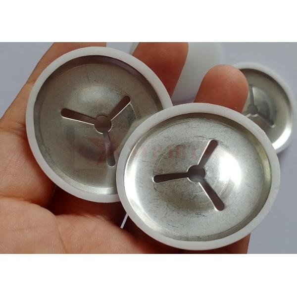 Stainless Steel Self Locking 40mm Dome Shaped Washers With White Or Black Plastic Caps