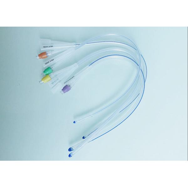 EO Gas Sterile Double Balloon Foley Catheter Triple Lumen Types CE Compliant