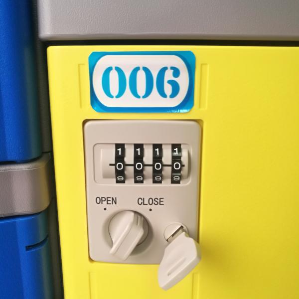 Hard Wearing ABS Plastic Lockers With A Special Collection Of Cash Box
