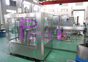  High Speed Mineral Water Filling Machine , Automatic 18 Heads Monoblock Machine Manufactures
