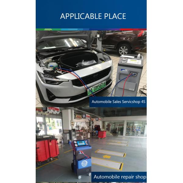 24.6L R134a Bus Recharge AC Refrigerant Recovery Machine 26bar