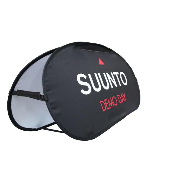 Horizontal Advertising Banner Stands Pop Out A Frame Structure Black Color