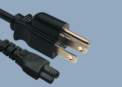 UL CUL CSA 10A 125V 3 Prong NEMA 5-15P IEC 320 C5 laptop American UL Power Cord