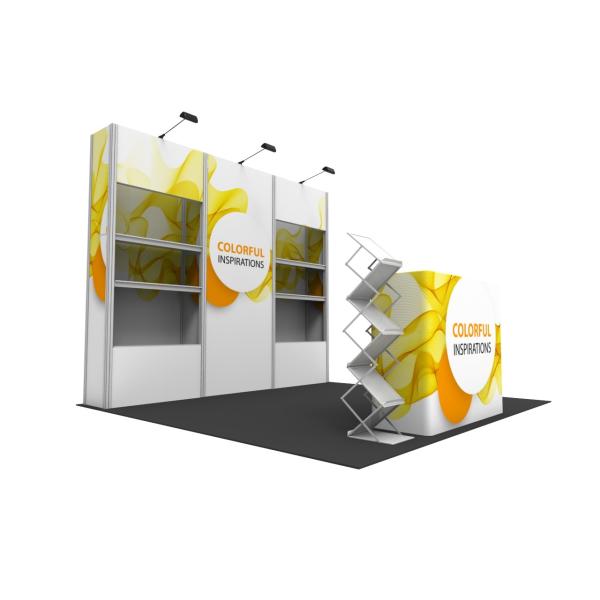 Trade Show Booth Exhibit Display with LED Light Platform for exhibition