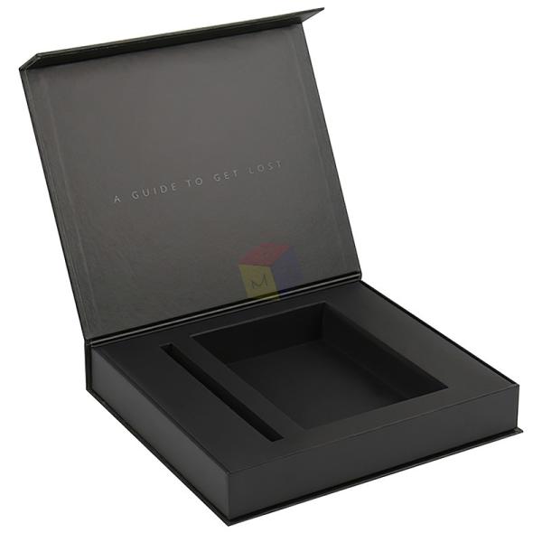 Display Custom Logo Magnetic Closure Paper Gift Leather Notebook With Box And Pen Packaging With Tray