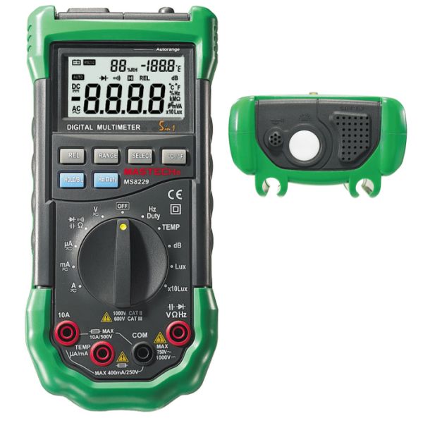 LCD Display 5 In 1 Digital Multimeter MS8229 Built In Sound Level Meter