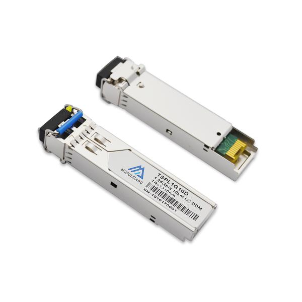 Fibra Optica SFP GLC-LH-SMD Compatible 1000BASE-LX/LH SFP 1310nm 10km DOM Module Emetteur-Recepteur Optique