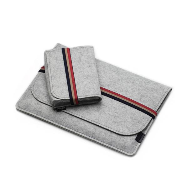 Most Popular Trendy Concise Style felt laptop bag , Business Briefcase Fashion Felt Notebook Case