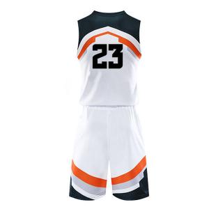  Personalized High School Basketball Jerseys / Mens Sublimated Basketball Uniforms Manufactures