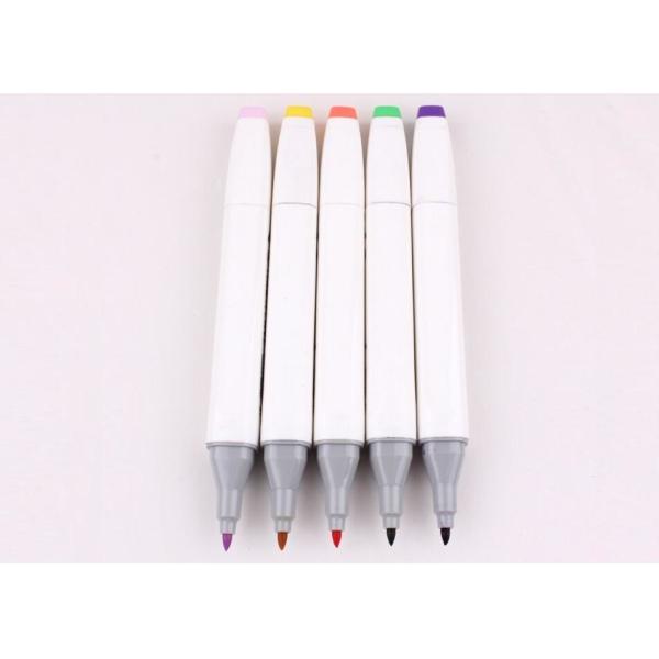 Cheap and good quality Double tip colored ink art marker pen with logo customized