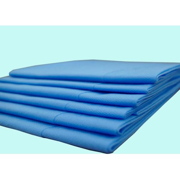 Blue / Pink Hospital PP Spunbond Nonwoven Disposable Bed Sheet In Surgical