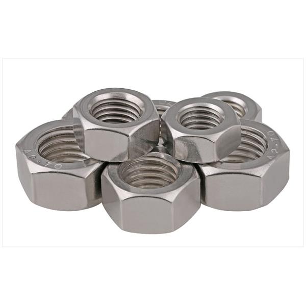 Standard 1 Inch Machine Screw Nut , Steel Lock Nut For Industrial Applications